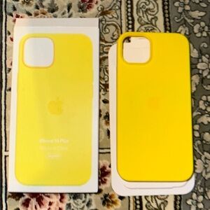 Apple Bright Yellow iPhone Case